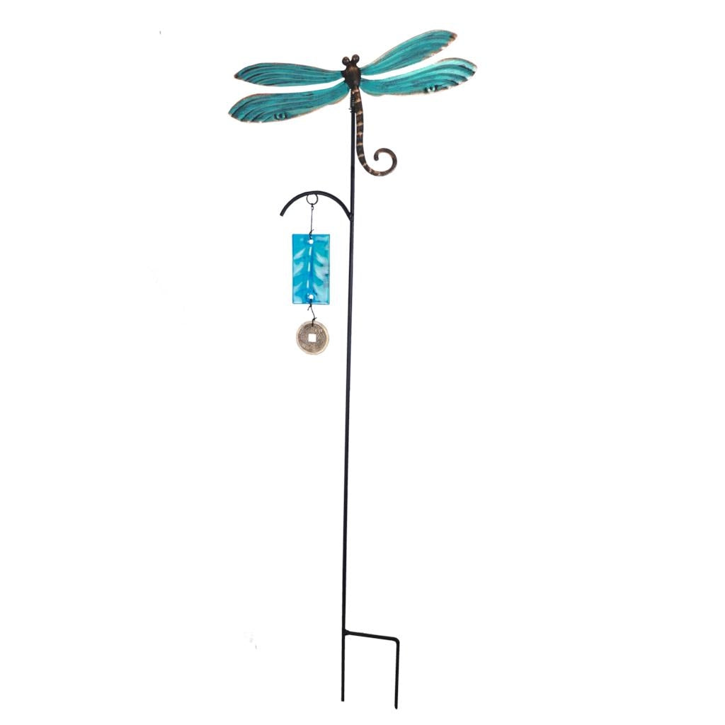 Dragonfly Sunset Vista Designs Stake 1