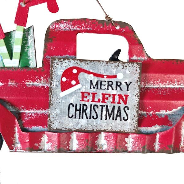 7.5" Delivery Truck Ornament 2