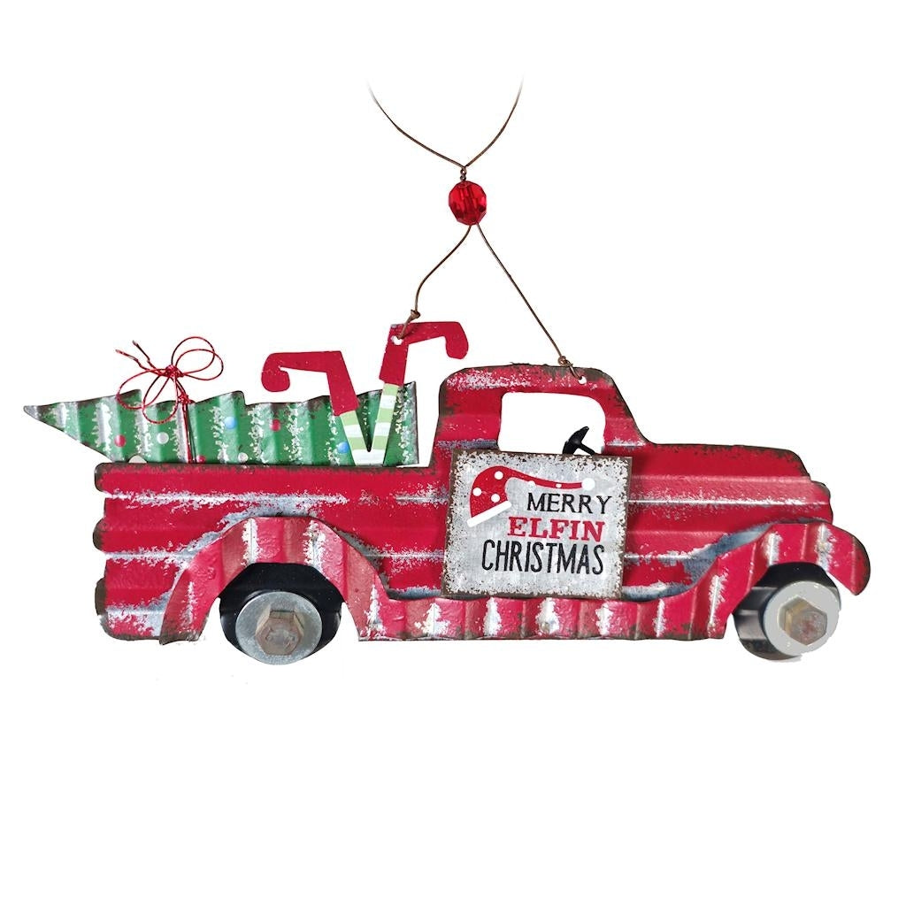 7.5" Delivery Truck Ornament 1