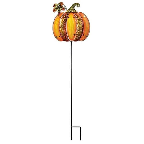 Pumpkin Sunset Vista Designs Fall Stake 3