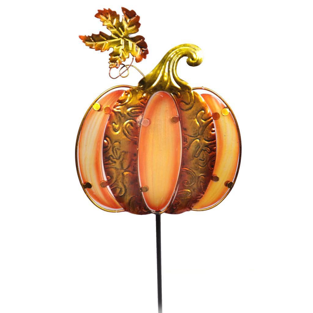 Pumpkin Sunset Vista Designs Fall Stake 1