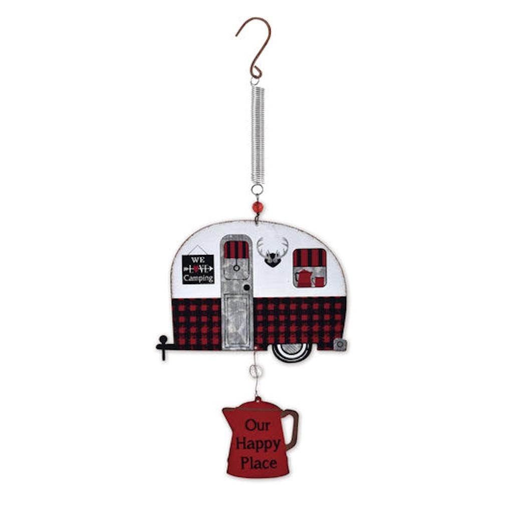 15" Buffalo Plaid Camper Bouncy 1