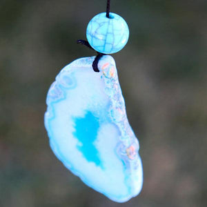 20" Blue Agate Stone Chime Wind Chime 3