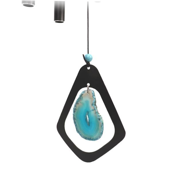 30" Blue Agate Stone Chime Wind Chime 3