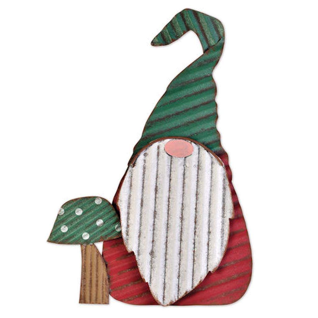 23" Mushroom Gnome Porch Sitter 1