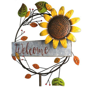 Sunflower Sunset Vista Designs Fall Stake 2