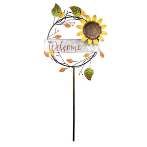 Sunflower Sunset Vista Designs Fall Stake 1