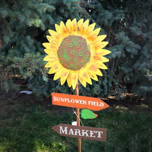 Sunflower Sunset Vista Designs Fall Stake 2