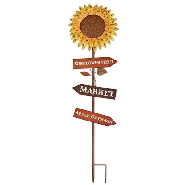 Sunflower Sunset Vista Designs Fall Stake 4