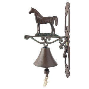 14" Cast Iron Horse Bell 1