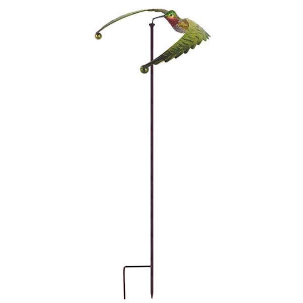 45" Green Hummingbird Wind Spinner 2
