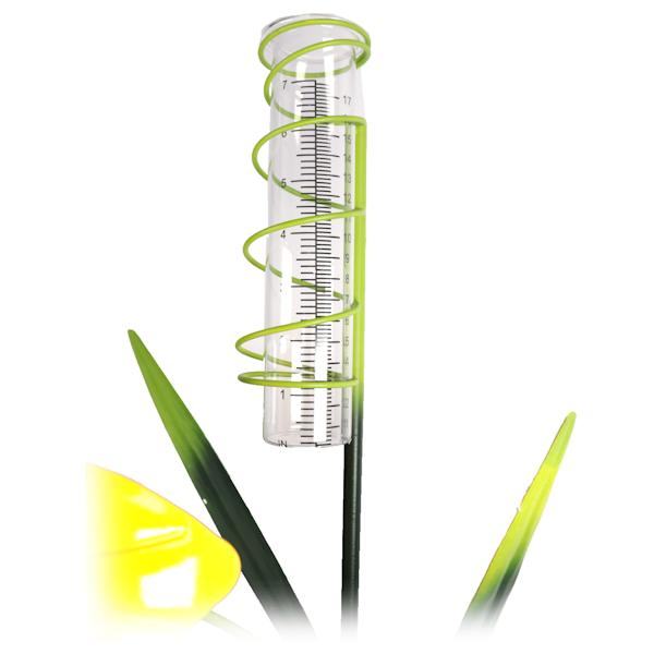 Daffodil Rain Gauge Garden Stake 2
