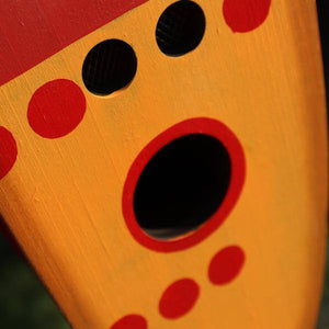 17.75" Red Vintage Lure Bird House 4