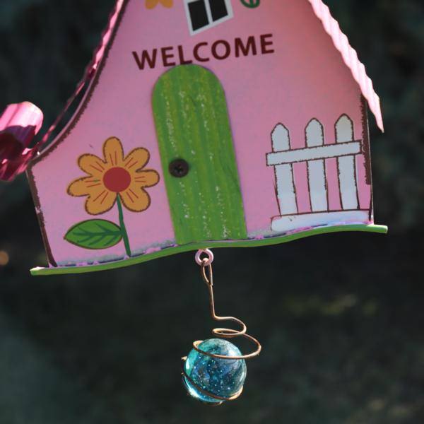 15" Pink House Bouncy 2