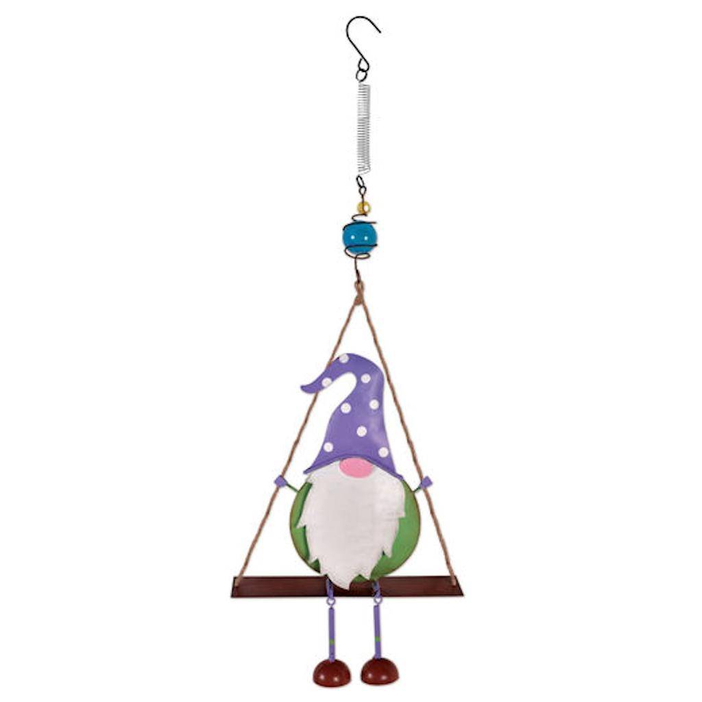 23.25" Purple Hat Swing Gnome Bouncy 1