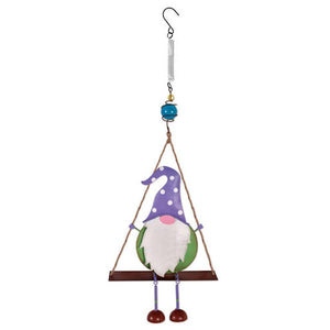 23.25" Purple Hat Swing Gnome Bouncy 1