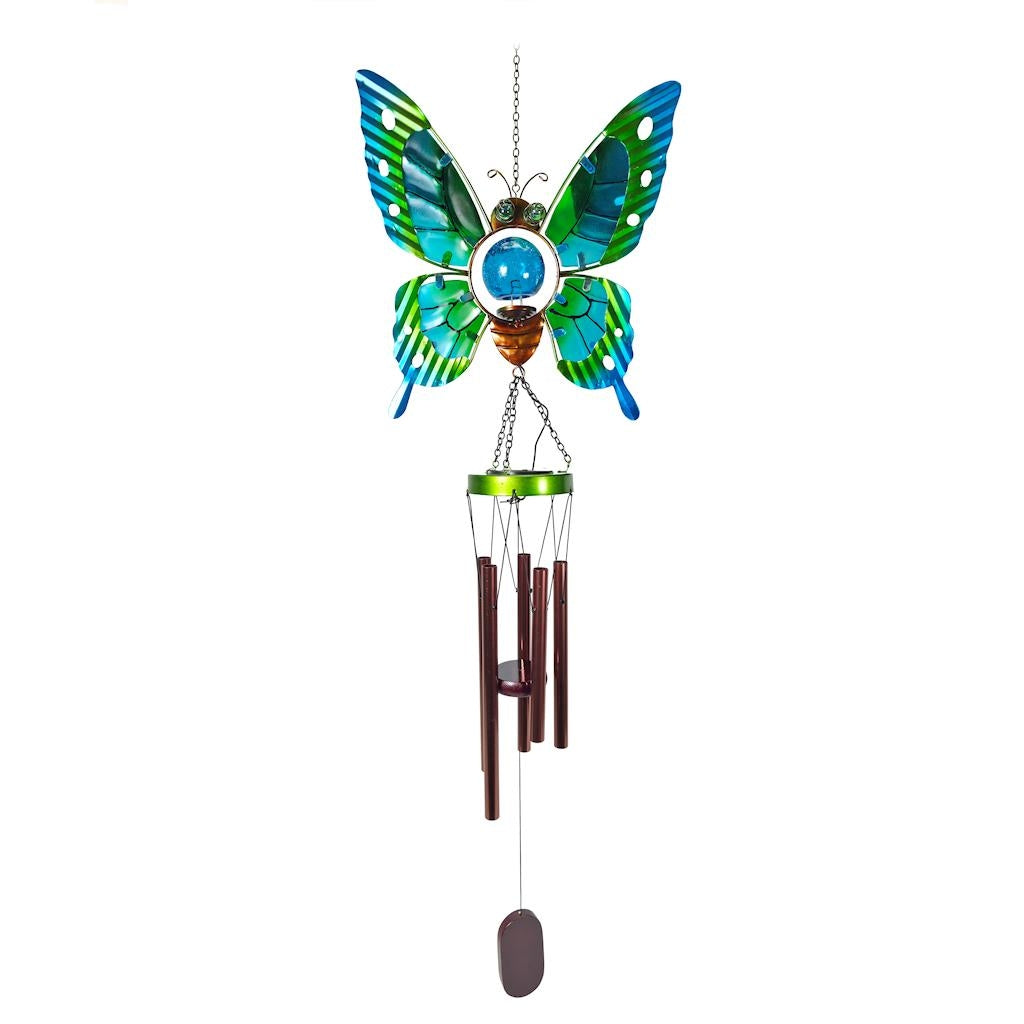 38" Solar Butterfly Chime Wind Chime 1