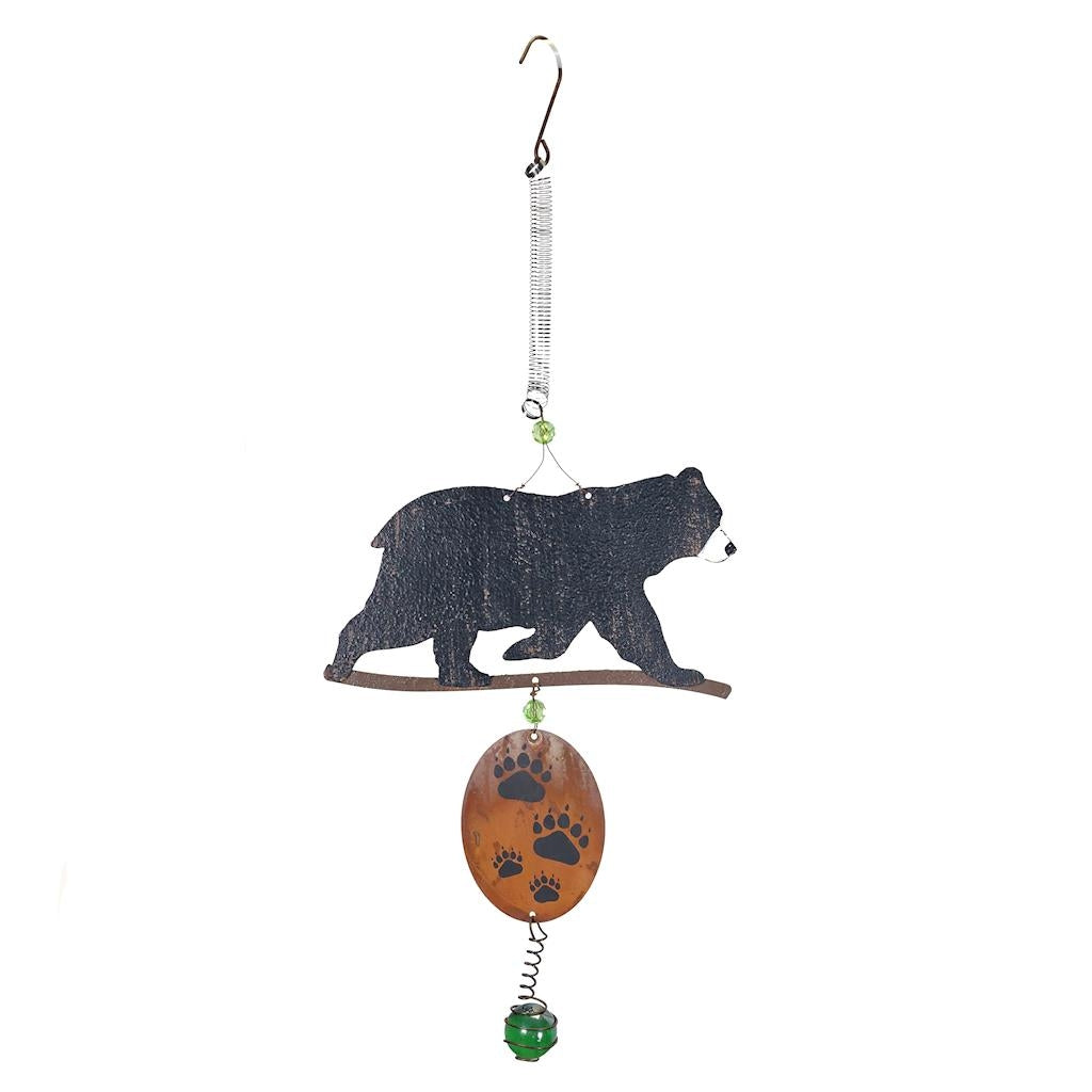 12.25" Rustic Black Bear Bouncy 1