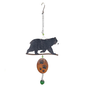 12.25" Rustic Black Bear Bouncy 1