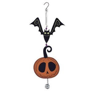16" Glow in Dark Pumpkin and Bat Bouncy 1