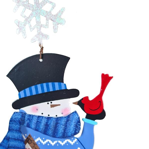 11.5" White Snowman Bouncy 2
