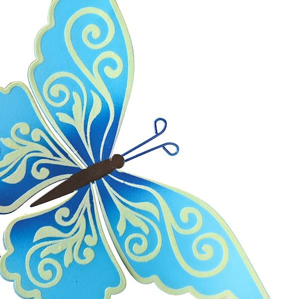 30" Blue Glow in the Dark Butterfly Dangler 2