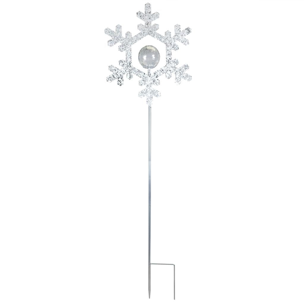 Solar Snowflake Sunset Vista Designs Stake 1