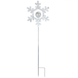 Solar Snowflake Sunset Vista Designs Stake 1