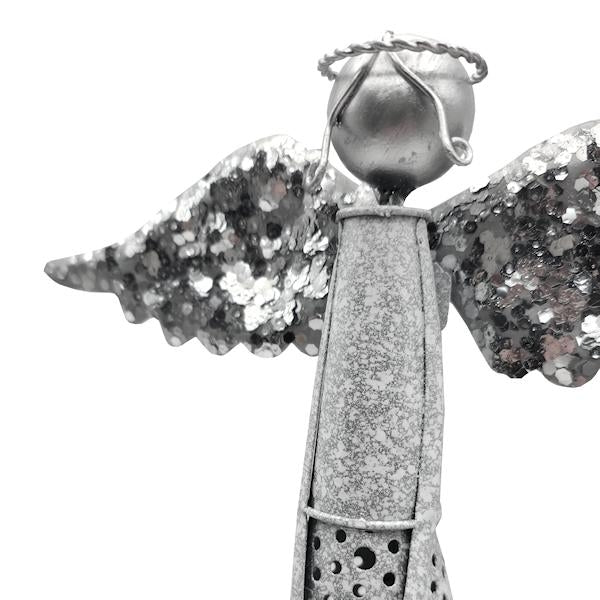 12" Silver Angel Sculpture 2