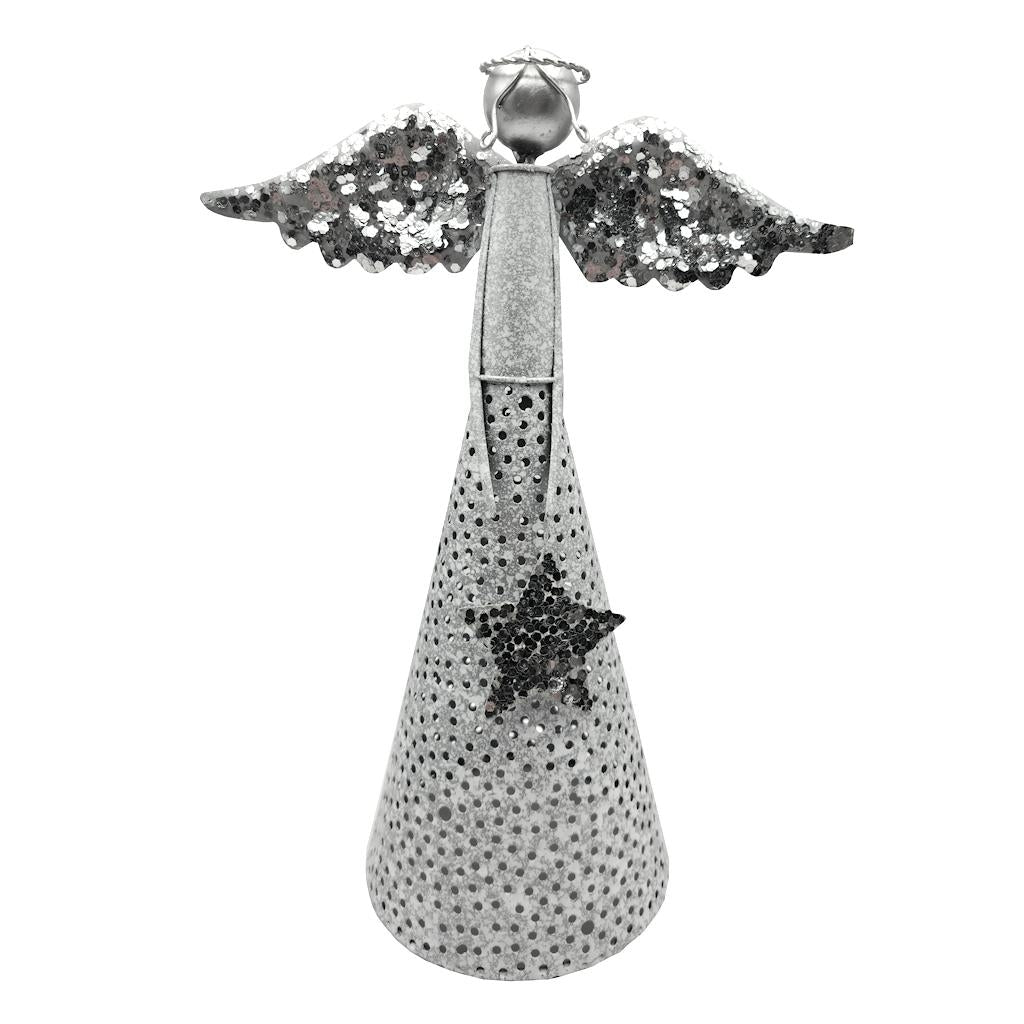 12" Silver Angel Sculpture 1