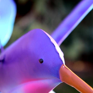 18" Blue Hummingbird Spinner 2