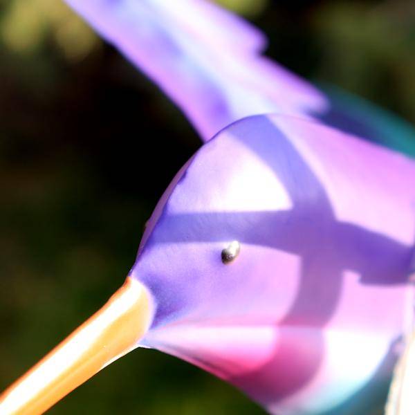 18" Blue Hummingbird Spinner 3