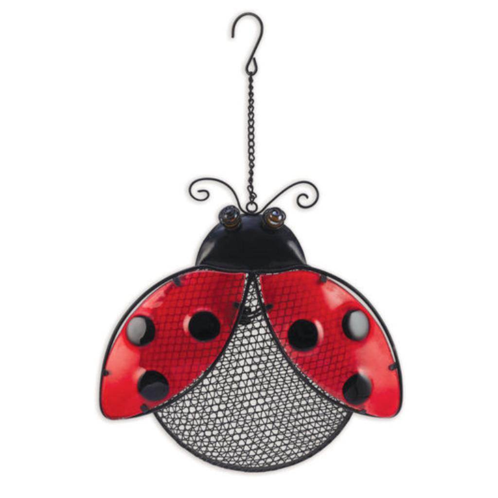 16" Red Ladybug Bird Feeder 1