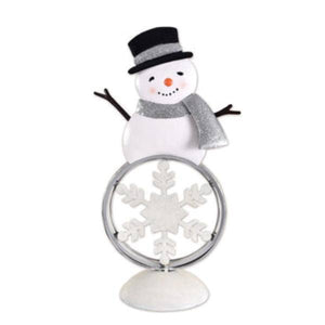 14" Snowman Tabletop LED Lighted Figurine 1