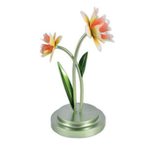 12" Yellow Narcissus LED Tabletop Light 1