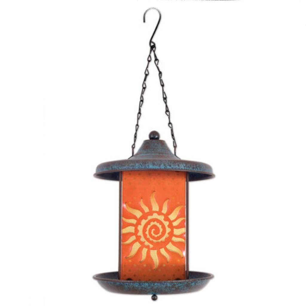 19" Orange Sun Birdfeeder 1