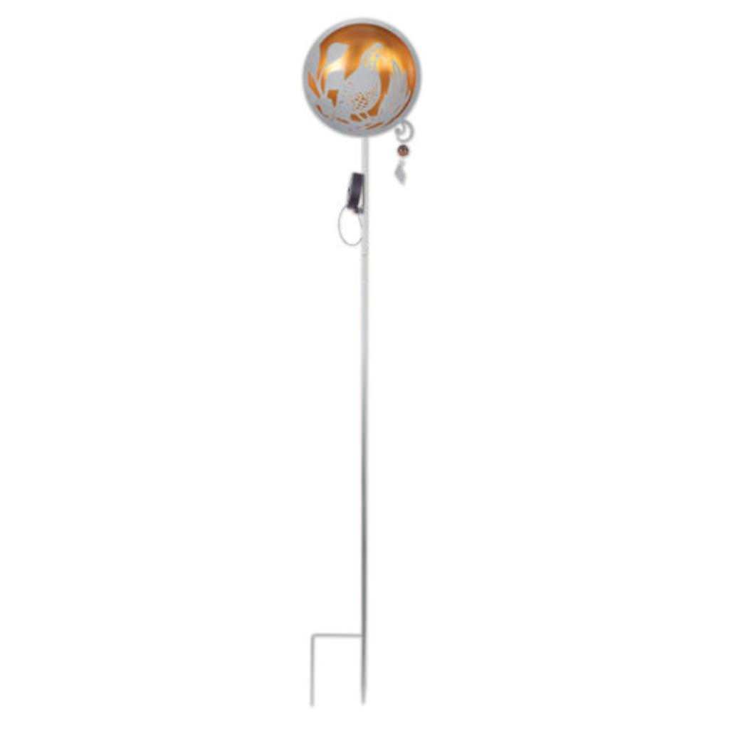 54" Yellow Quail Solar Garden Stake 1