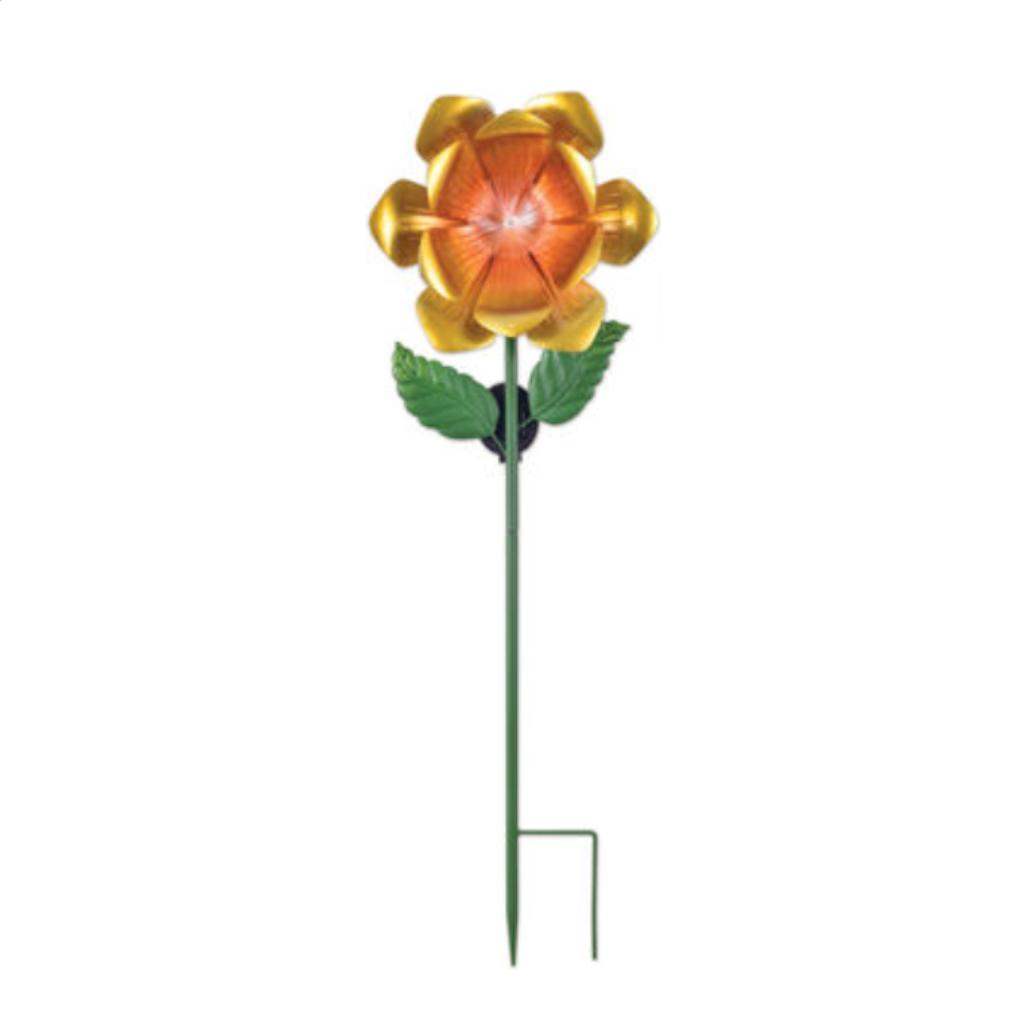 36" Yellow Flower Solar Lawn Stake 1