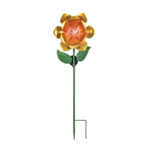 36" Yellow Flower Solar Lawn Stake 1