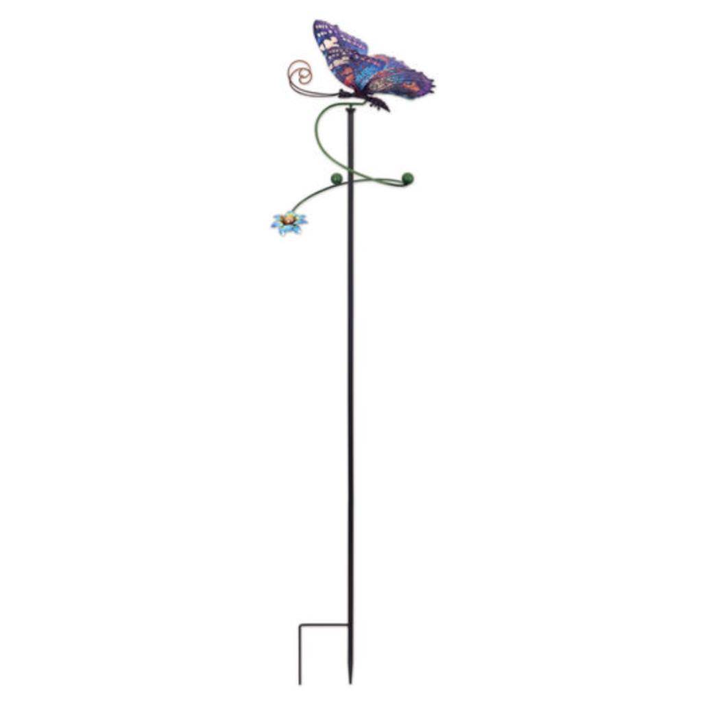 47" Blue Butterfly Swirl Wind Spinners 1