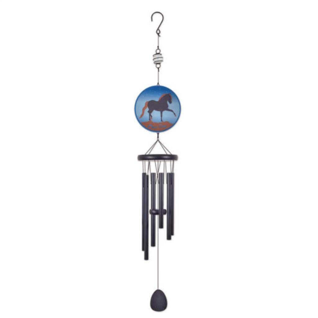 43" Silhoutte Horse Wind Chimes 1