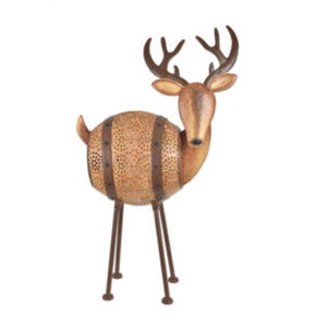 31" Reindeer Barrel LED Sculpture 1
