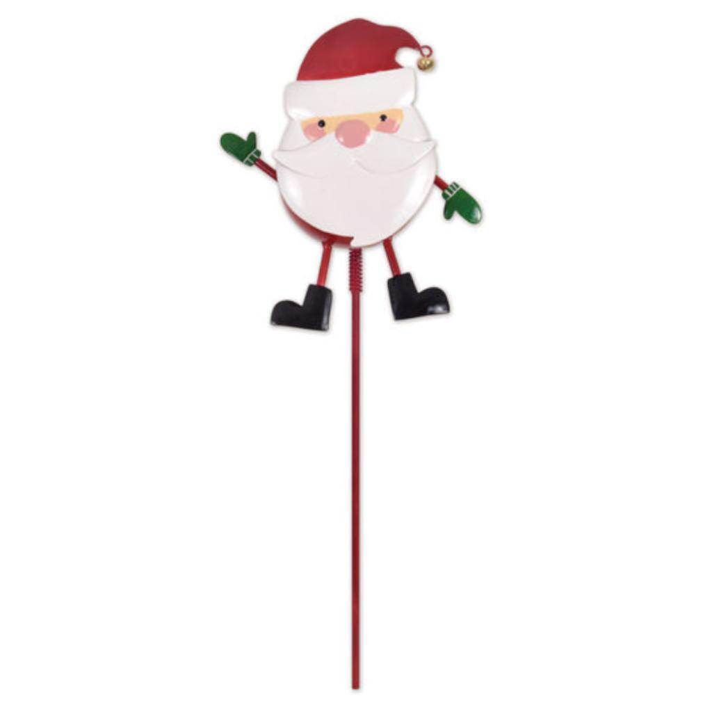 18" Red/White Santa Christmas Pick 1