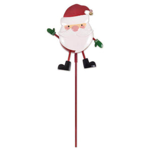 18" Red/White Santa Christmas Pick 1