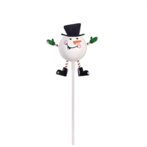 18" Snowman Christmas Plant Pick 1