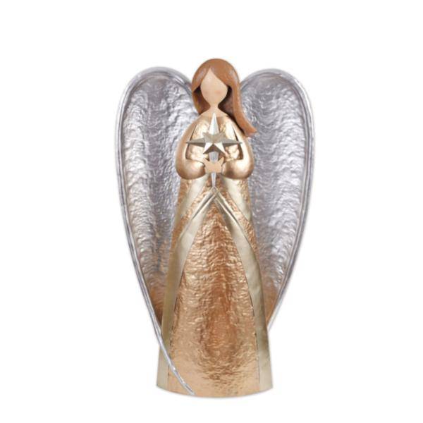 24" Angel Holding Star Porch Sitter 1