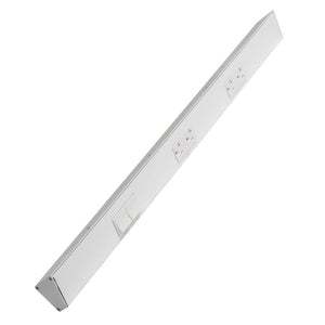 30" 20 amp 120 volt White 2 Single Pole Switch/Receptacle Combination Power Strip 1