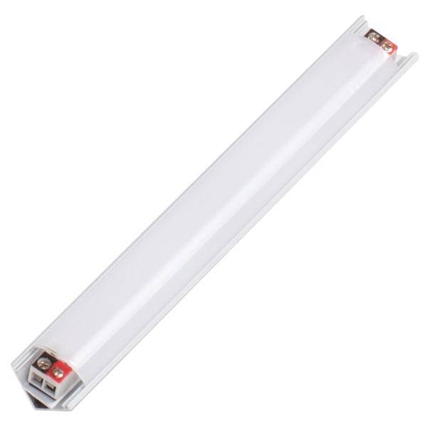 6.6" 3 watt 24 volt 4000K Cool White Angled LED Under Cabinet Fixture 3