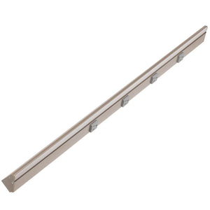 36.5" 16.5 watt 120 volt Tunable Satin Nickel Remote Power Series LED Lighted Power Strip 1