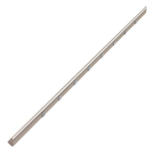 72.5" 33 watt 120 volt Tunable Satin Nickel Remote Power Series LED Lighted Power Strip 1